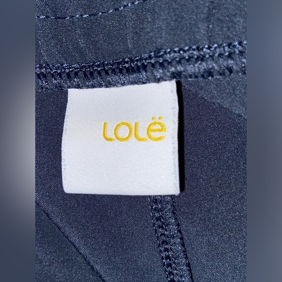 LOLE navy blue activewear joggers with zipped pockets size medium - Picture 8 of 12